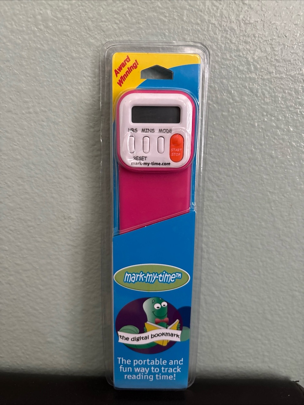 Mark My Time Pink Digital Bookmark Timer